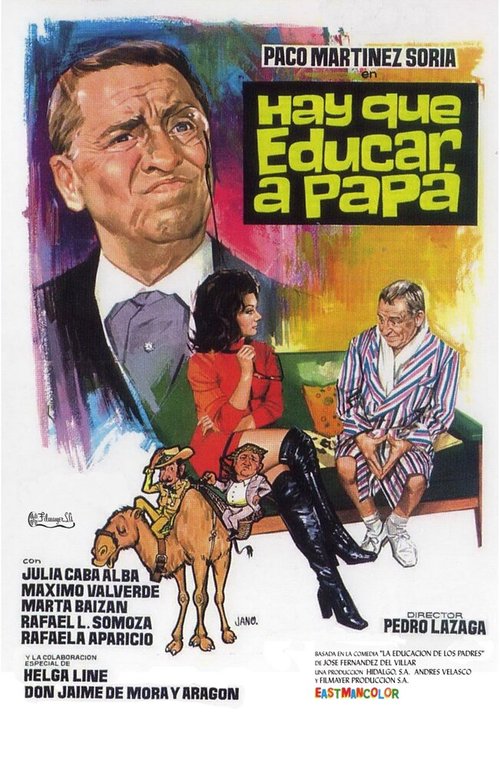 Обложка (Постер) Hay que educar a papá (1971) SATRip Обложка (Постер) Hay que educar a papá (1971) SATRip