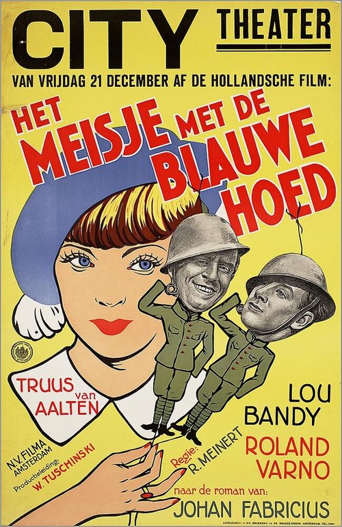 Обложка (Постер) Het meisje met den blauwen hoed (1934) SATRip Обложка (Постер) Het meisje met den blauwen hoed (1934) SATRip