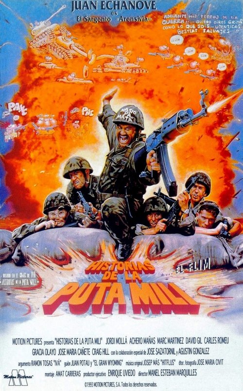 Обложка (Постер) Historias de la puta mili (1994) HDRip Обложка (Постер) Historias de la puta mili (1994) HDRip