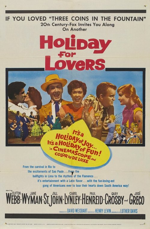 Обложка (Постер) Holiday for Lovers (1959) SATRip Обложка (Постер) Holiday for Lovers (1959) SATRip