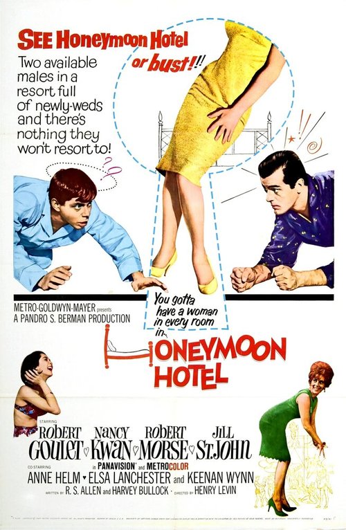 Обложка (Постер) Honeymoon Hotel (1964) SATRip Обложка (Постер) Honeymoon Hotel (1964) SATRip