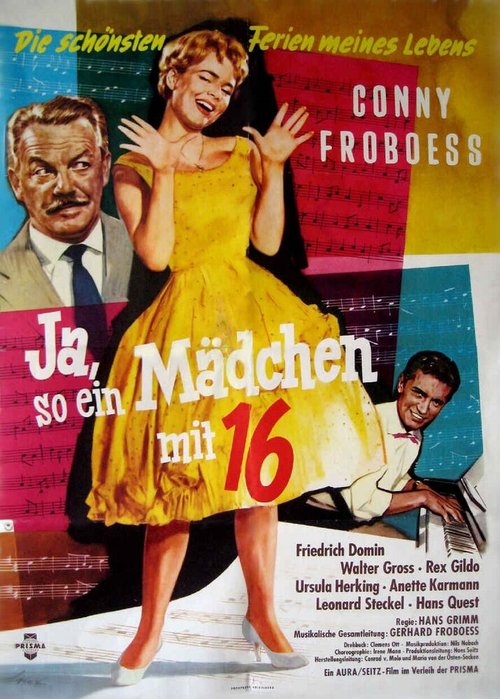 Обложка (Постер) Ja, so ein Mädchen mit sechzehn (1959) SATRip Обложка (Постер) Ja, so ein Mädchen mit sechzehn (1959) SATRip