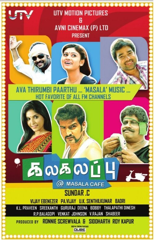 Обложка (Постер) Kalakalappu (2012) HDRip