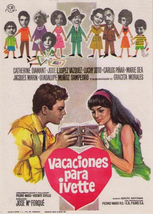 Обложка (Постер) Каникулы для Иветт / Vacaciones para Ivette (1964) SATRip Обложка (Постер) Каникулы для Иветт / Vacaciones para Ivette (1964) SATRip