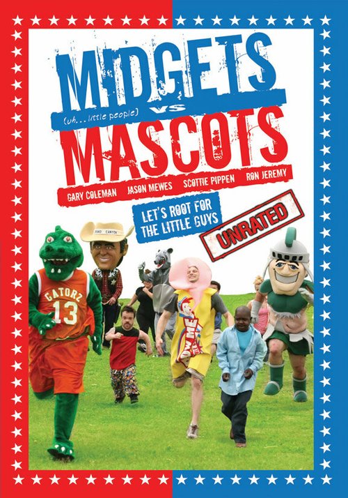 Обложка (Постер) Карлики против Талисманов / Midgets Vs. Mascots (2009) HDRip