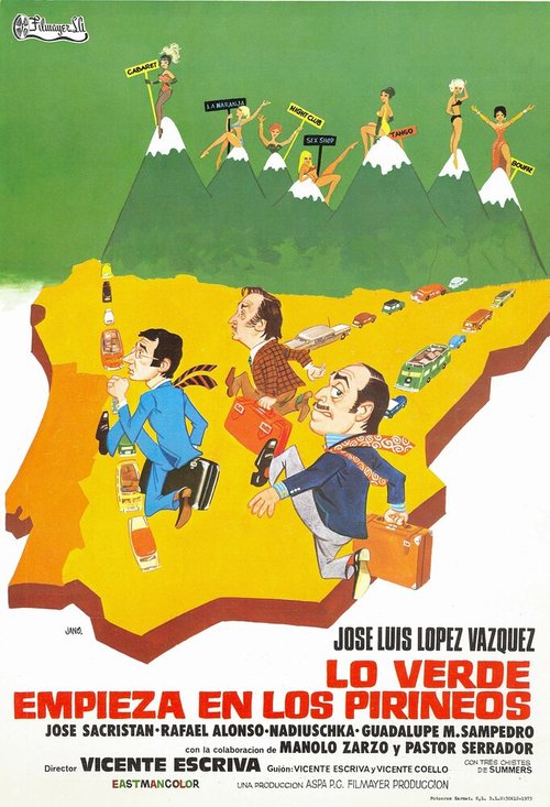 Обложка (Постер) «Клубничка» появляется на Пиренеях / Lo verde empieza en los Pirineos (1973) SATRip Обложка (Постер) «Клубничка» появляется на Пиренеях / Lo verde empieza en los Pirineos (1973) SATRip