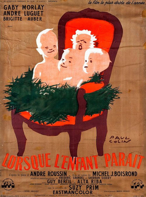 Обложка (Постер) Когда появляется ребенок / Lorsque l'enfant paraît (1956) SATRip