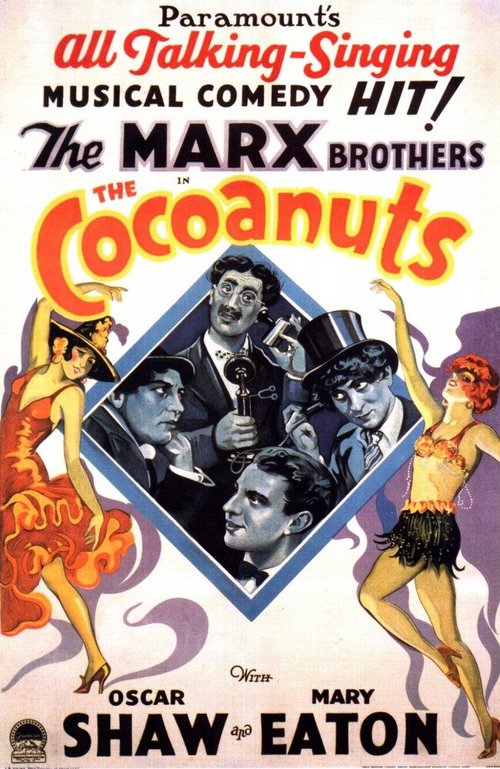 Обложка (Постер) Кокосовые орешки / The Cocoanuts (1929) SATRip
