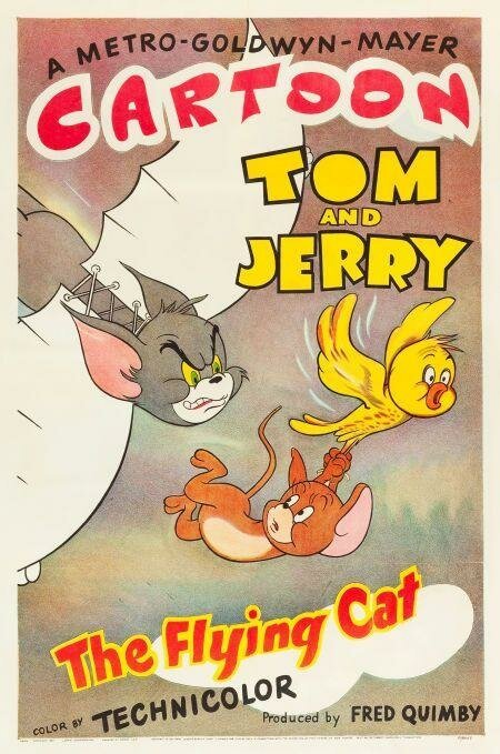Обложка (Постер) Кот-летун / The Flying Cat (1952) Обложка (Постер) Кот-летун / The Flying Cat (1952)
