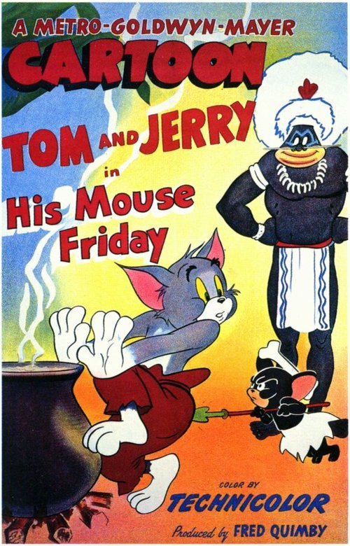Обложка (Постер) Кот-Робинзон / His Mouse Friday (1951) Обложка (Постер) Кот-Робинзон / His Mouse Friday (1951)