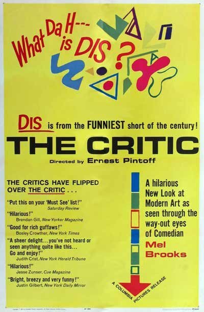 Обложка (Постер) Критик / The Critic (1963) Обложка (Постер) Критик / The Critic (1963)