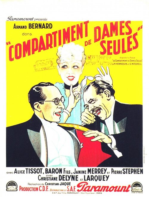 Обложка (Постер) Купе для одиноких дам / Compartiment de dames seules (1935) SATRip Обложка (Постер) Купе для одиноких дам / Compartiment de dames seules (1935) SATRip