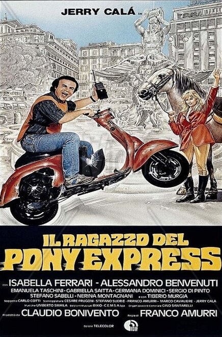 Обложка (Постер) Курьер / Il ragazzo del pony express (1986) SATRip Обложка (Постер) Курьер / Il ragazzo del pony express (1986) SATRip