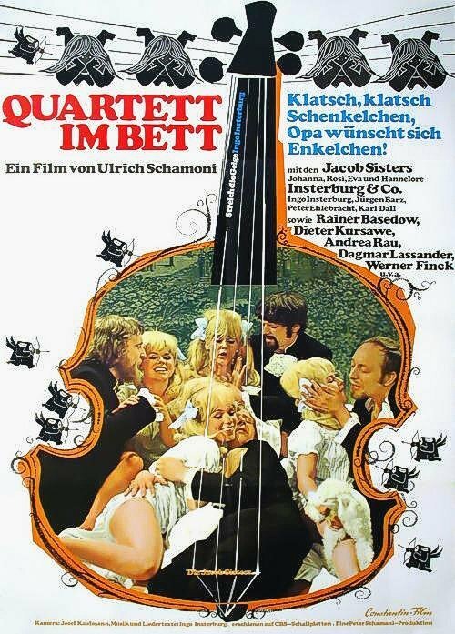 Обложка (Постер) Квартет в постели / Quartett im Bett (1968) SATRip Обложка (Постер) Квартет в постели / Quartett im Bett (1968) SATRip