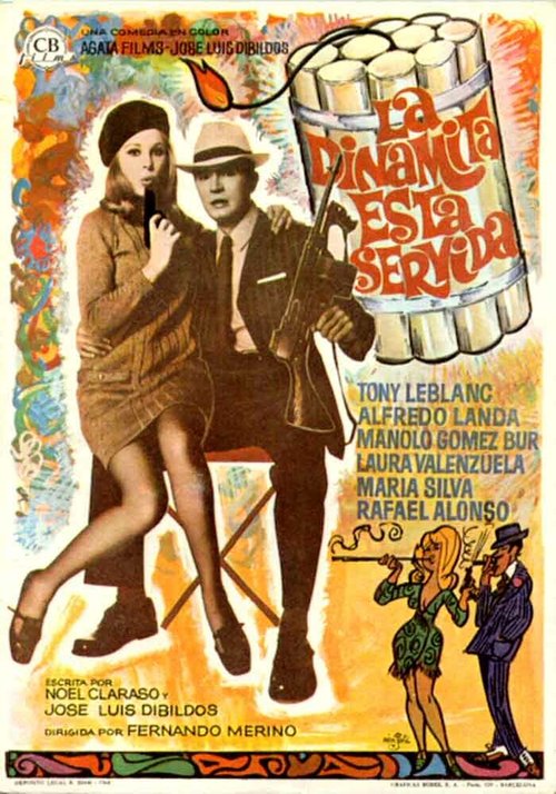 Обложка (Постер) La dinamita está servida (1968) SATRip Обложка (Постер) La dinamita está servida (1968) SATRip
