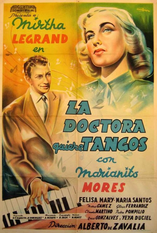 Обложка (Постер) La doctora quiere tangos (1949) SATRip Обложка (Постер) La doctora quiere tangos (1949) SATRip