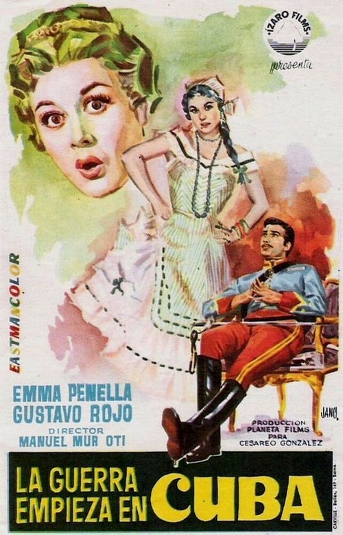 Обложка (Постер) La guerra empieza en Cuba (1957) SATRip Обложка (Постер) La guerra empieza en Cuba (1957) SATRip