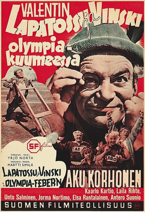 Обложка (Постер) Lapatossu ja Vinski olympia-kuumeessa (1939) SATRip Обложка (Постер) Lapatossu ja Vinski olympia-kuumeessa (1939) SATRip