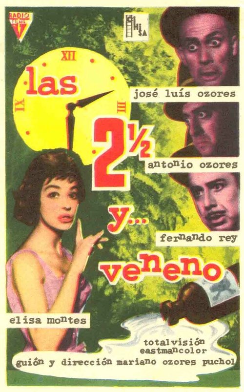 Обложка (Постер) Las dos y media y... veneno (1959) SATRip Обложка (Постер) Las dos y media y... veneno (1959) SATRip