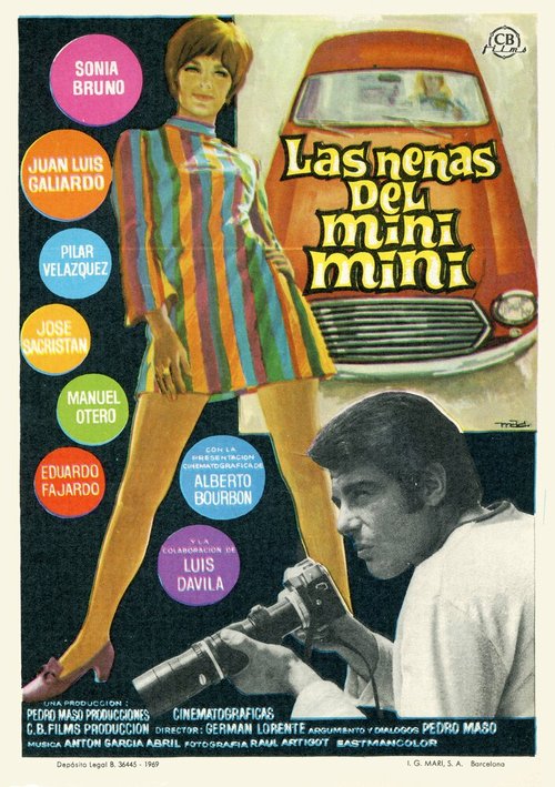 Обложка (Постер) Las nenas del mini-mini (1969) SATRip