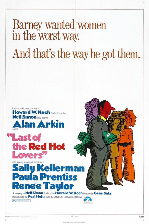 Обложка (Постер) Last of the Red Hot Lovers (1972) SATRip Обложка (Постер) Last of the Red Hot Lovers (1972) SATRip