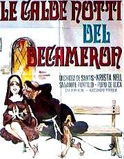 Обложка Le calde notti del Decameron (1972) 