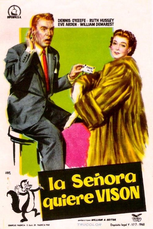 Обложка (Постер) Леди хочет норку / The Lady Wants Mink (1953) SATRip
