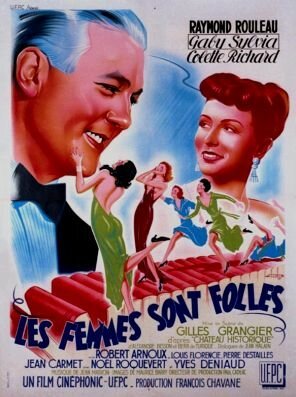 Обложка (Постер) Les femmes sont folles (1950) SATRip