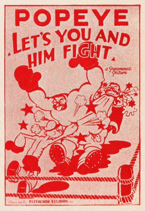Обложка (Постер) Let's You and Him Fight (1934) 