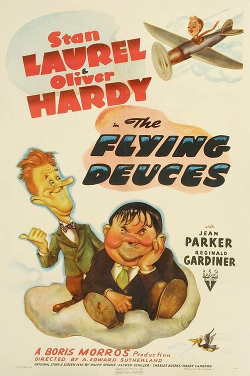 Обложка (Постер) Летающая парочка / The Flying Deuces (1939) SATRip Обложка (Постер) Летающая парочка / The Flying Deuces (1939) SATRip