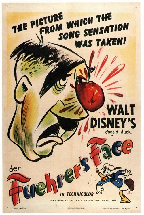Обложка (Постер) Лицо Фюрера / Der Fuehrer's Face (1942) Обложка (Постер) Лицо Фюрера / Der Fuehrer's Face (1942)