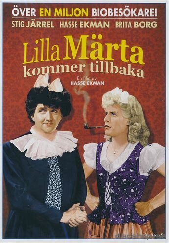 Обложка (Постер) Lilla Märta kommer tillbaka eller Grevinnans snedsteg eller Den vilda jakten efter det hemliga dokumentet (1948) SATRip