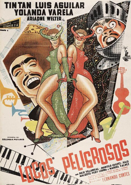 Обложка (Постер) Locos peligrosos (1957) SATRip Обложка (Постер) Locos peligrosos (1957) SATRip