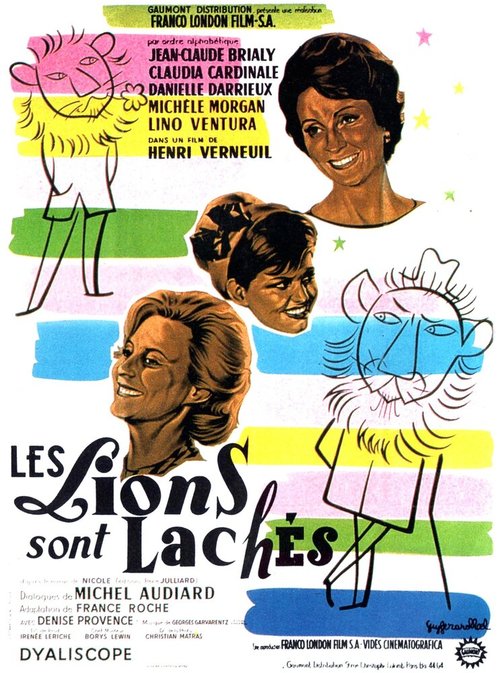 Обложка (Постер) Львы на свободе / Les lions sont lâchés (1961) SATRip Обложка (Постер) Львы на свободе / Les lions sont lâchés (1961) SATRip