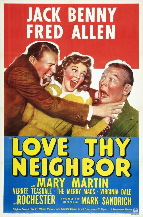 Обложка (Постер) Люби своего соседа / Love Thy Neighbor (1940) SATRip Обложка (Постер) Люби своего соседа / Love Thy Neighbor (1940) SATRip