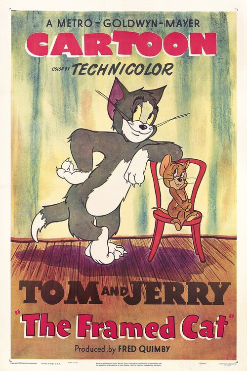 Обложка (Постер) Любимая косточка / The Framed Cat (1950) 