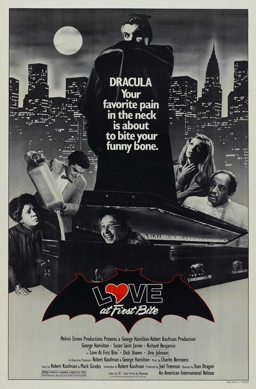Обложка (Постер) Любовь с первого укуса / Love at First Bite (1979) SATRip Обложка (Постер) Любовь с первого укуса / Love at First Bite (1979) SATRip