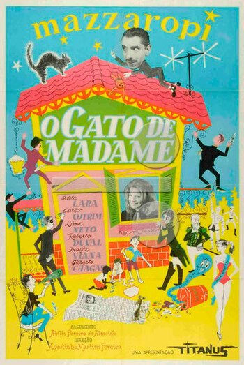 Обложка (Постер) Мадам кошка / O Gato de Madame (1957) SATRip Обложка (Постер) Мадам кошка / O Gato de Madame (1957) SATRip