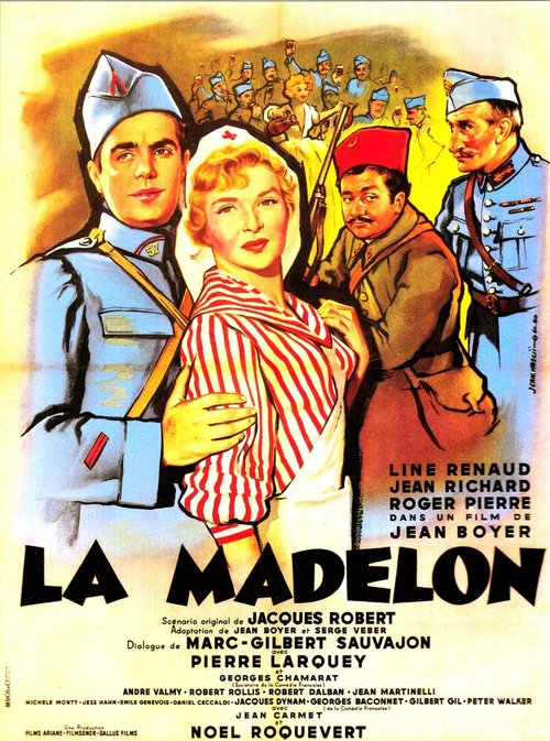 Обложка (Постер) Мадлон / La Madelon (1955) SATRip Обложка (Постер) Мадлон / La Madelon (1955) SATRip