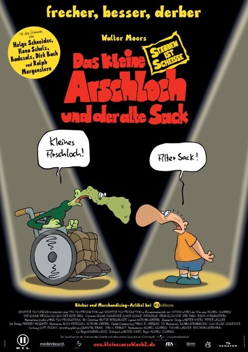 Обложка (Постер) Маленький Ублюдок и Старпер / Das kleine Arschloch und der alte Sack - Sterben ist Scheiße (2006) 