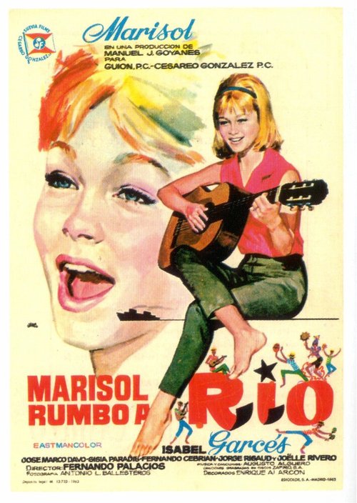 Обложка (Постер) Marisol rumbo a Río (1963) SATRip Обложка (Постер) Marisol rumbo a Río (1963) SATRip