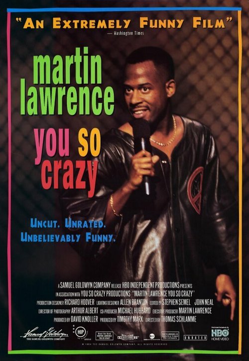 Обложка (Постер) Мартин Лоуренс: Ты такой сумасшедший / Martin Lawrence: You So Crazy (1994) HDRip Обложка (Постер) Мартин Лоуренс: Ты такой сумасшедший / Martin Lawrence: You So Crazy (1994) HDRip