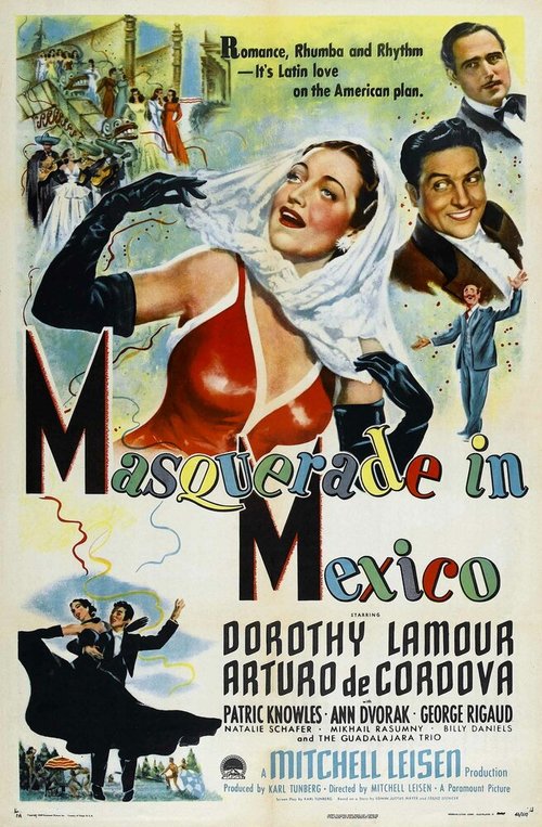 Обложка Маскарад в Мехико / Masquerade in Mexico (1945) 