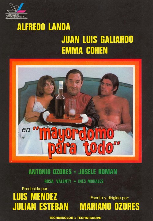 Обложка (Постер) Мажордом на все случаи жизни / Mayordomo para todo (1976) SATRip Обложка (Постер) Мажордом на все случаи жизни / Mayordomo para todo (1976) SATRip