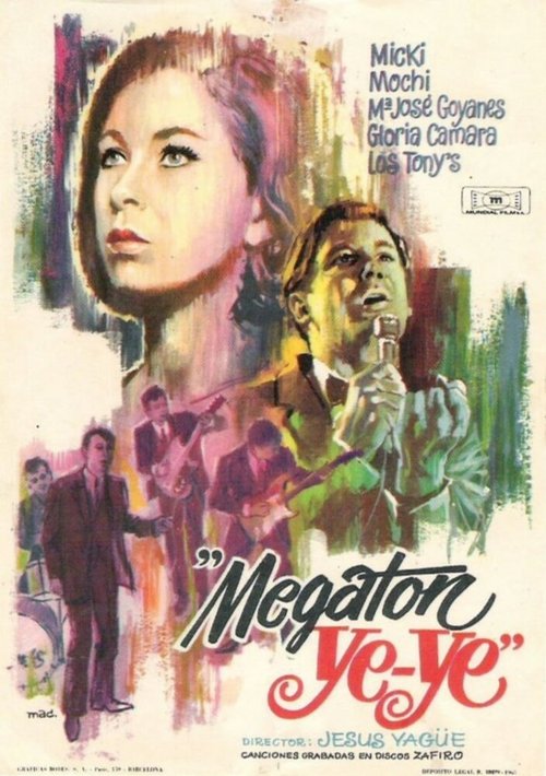 Обложка (Постер) Megatón Ye-Ye (1965) SATRip Обложка (Постер) Megatón Ye-Ye (1965) SATRip