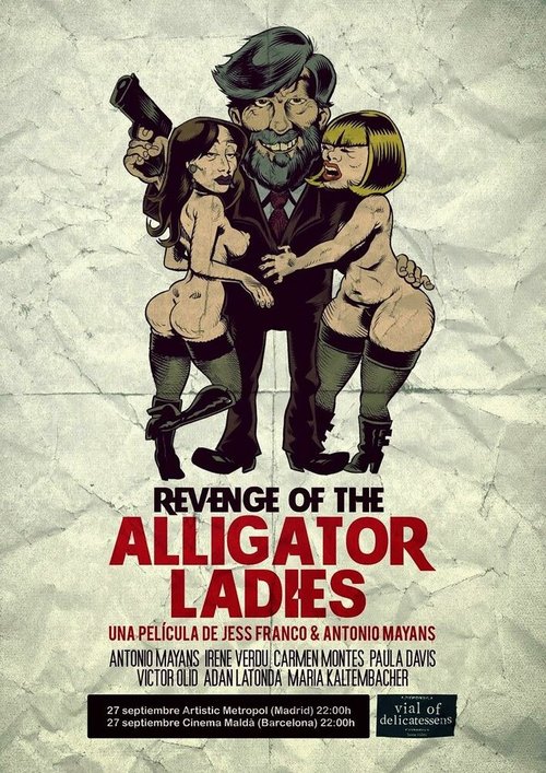 Обложка (Постер) Месть девушек-аллигаторов / Revenge of the Alligator Ladies (2013) 