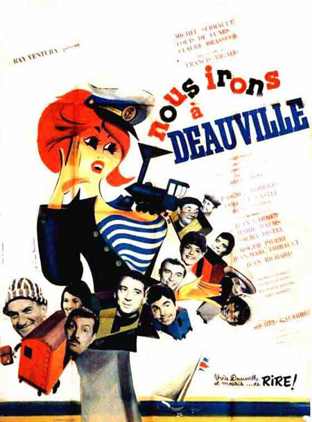 Обложка (Постер) Мы поедем в Довиль / Nous irons à Deauville (1962) SATRip