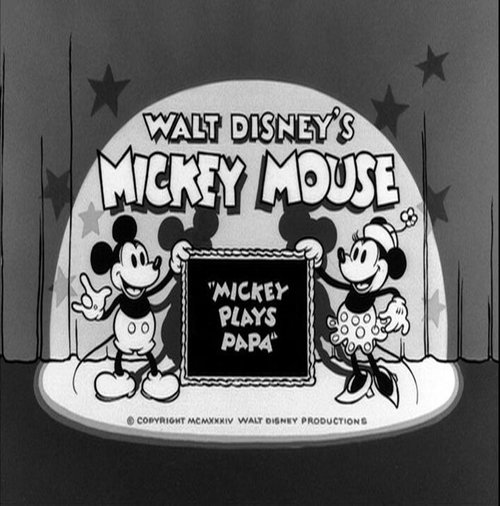 Обложка (Постер) Mickey Plays Papa (1934) Обложка (Постер) Mickey Plays Papa (1934)