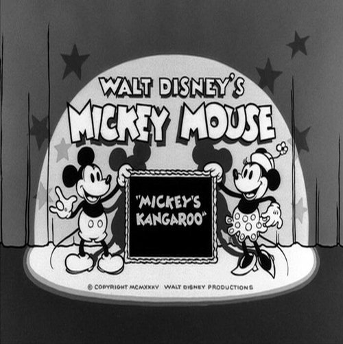 Обложка (Постер) Микки Маус и кенгуру / Mickey's Kangaroo (1935) 