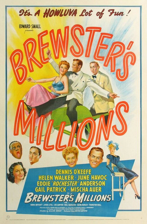 Обложка (Постер) Миллионы Брюстера / Brewster's Millions (1945) SATRip Обложка (Постер) Миллионы Брюстера / Brewster's Millions (1945) SATRip